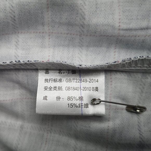 2 / $30.00 - NWOT Sergio Louis Men's Navy White & Red Square Pattern Polo Shirt - Picture 4 of 8